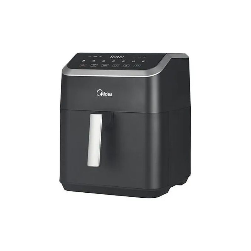 Midea MAD70000ADK Friggitrice ad Aria 7 L, 1700 W, 8 Programmi, Touch, Nera
