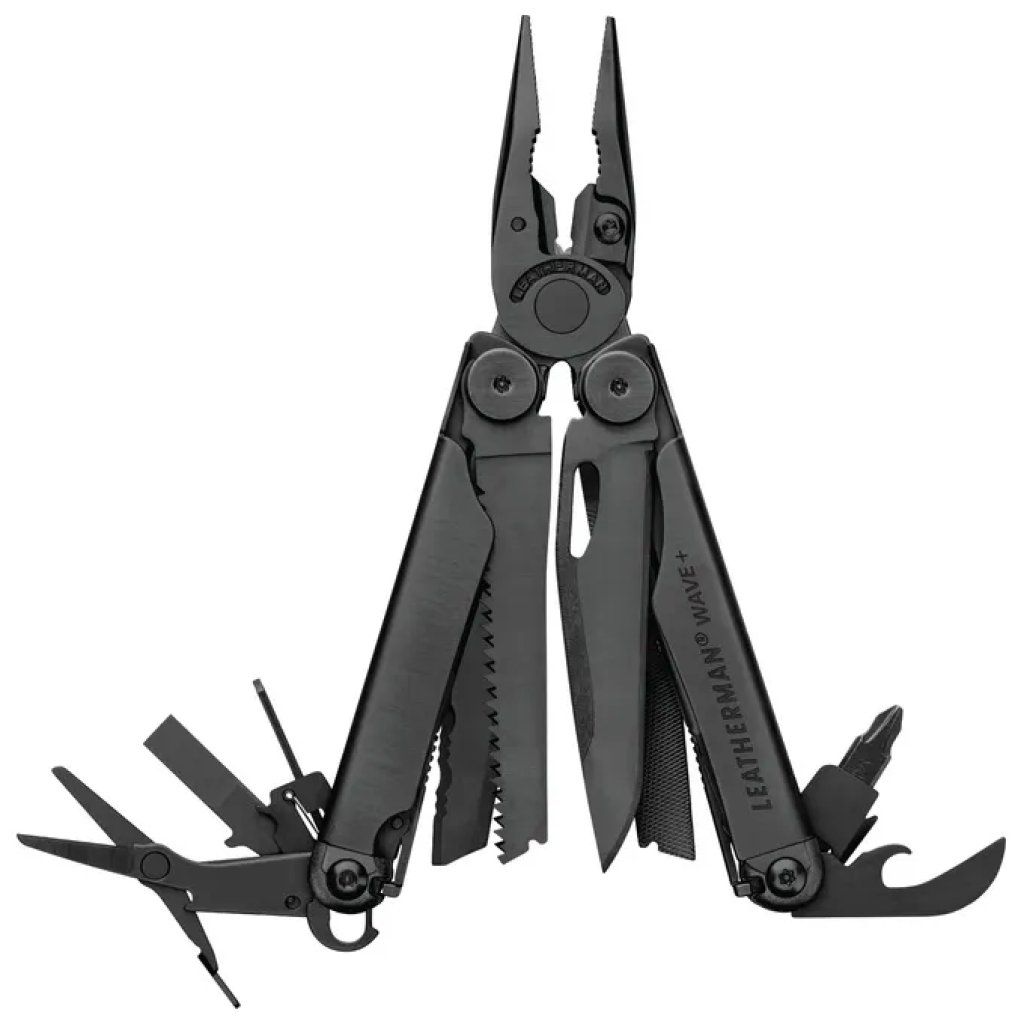 Leatherman WAVE PLUS Multitool 18 strumenti Acciaio inossidabile colore Nero