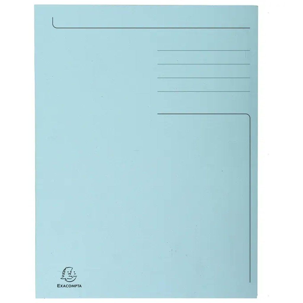 Exacompta 449006E Forever Cartellina 3 Lembi Formato A4 280g Confezione 50 pezzi colore Azzurro Exacompta 449006E Forever Cartellina 3 Lembi Formato A4 280g Confezione 50 pezzi colore Azzurro