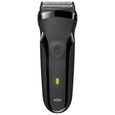 Braun Series 3 300s Rasoio Elettrico Uomo Nero e Grigio
