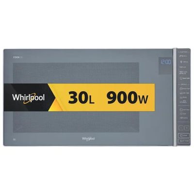 Whirlpool MWP 304 M Cook30 Forno a Microonde con Grill, 30 L, 900 W, Vapore e Finitura a Specchio