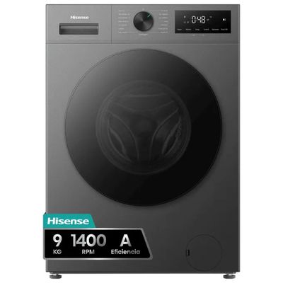Hisense WF1I9042BTP2 Lavatrice 9 kg, 1400 giri/min, Classe A-20%, Nero
