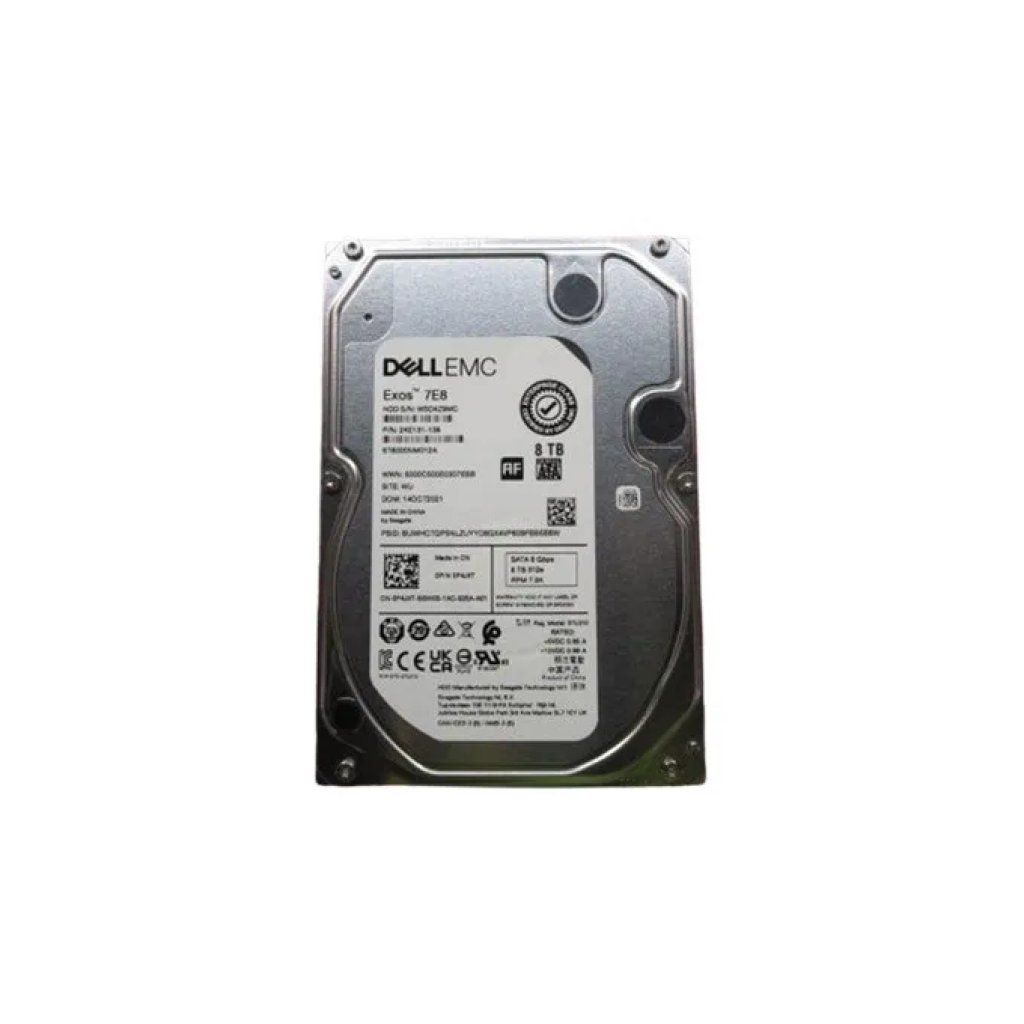 Dell disco rigido interno 8 TB SATA III 3,5″ 7200 RPM per server Dell disco rigido interno 8 TB SATA III 3,5″ 7200 RPM per server