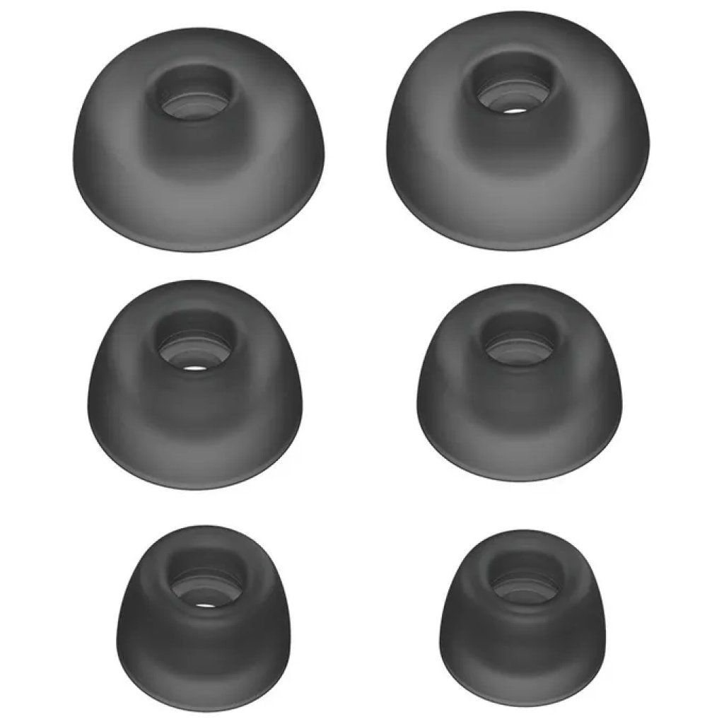 Jabra Inserti Auricolari in Silicone Neri per Evolve2 Buds – 3 Paia S, M, L