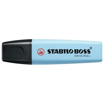 STABILO BOSS ORIGINAL Pastel – 10 Evidenziatori Azzurro Cielo