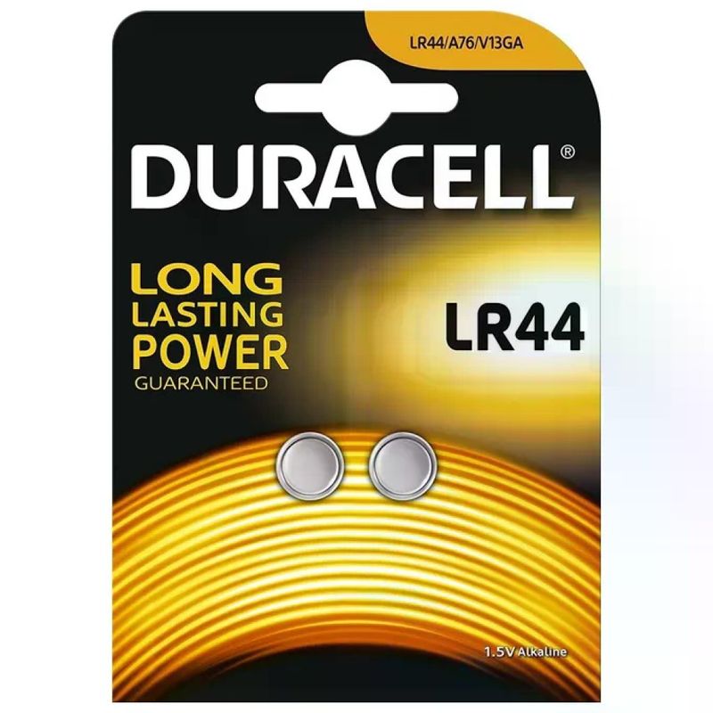 Duracell LR44 Batterie a Bottone Alcaline – Confezione da 2