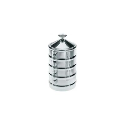 Alessi Kalisto CB03 Barattolo Rotondo in Acciaio Inox, 1,14 L