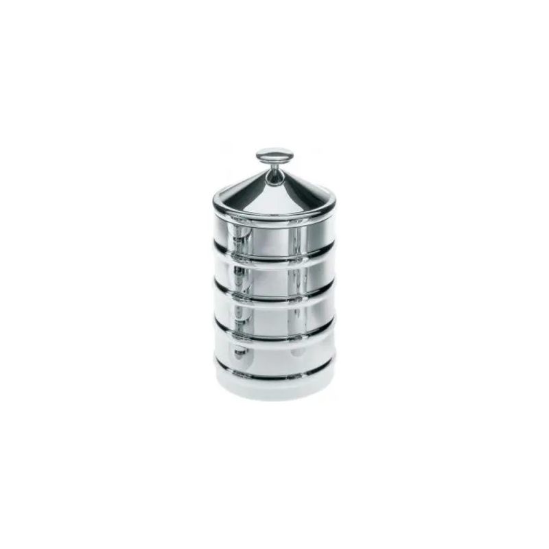 Alessi Kalisto CB03 Barattolo Rotondo in Acciaio Inox, 1,14 L