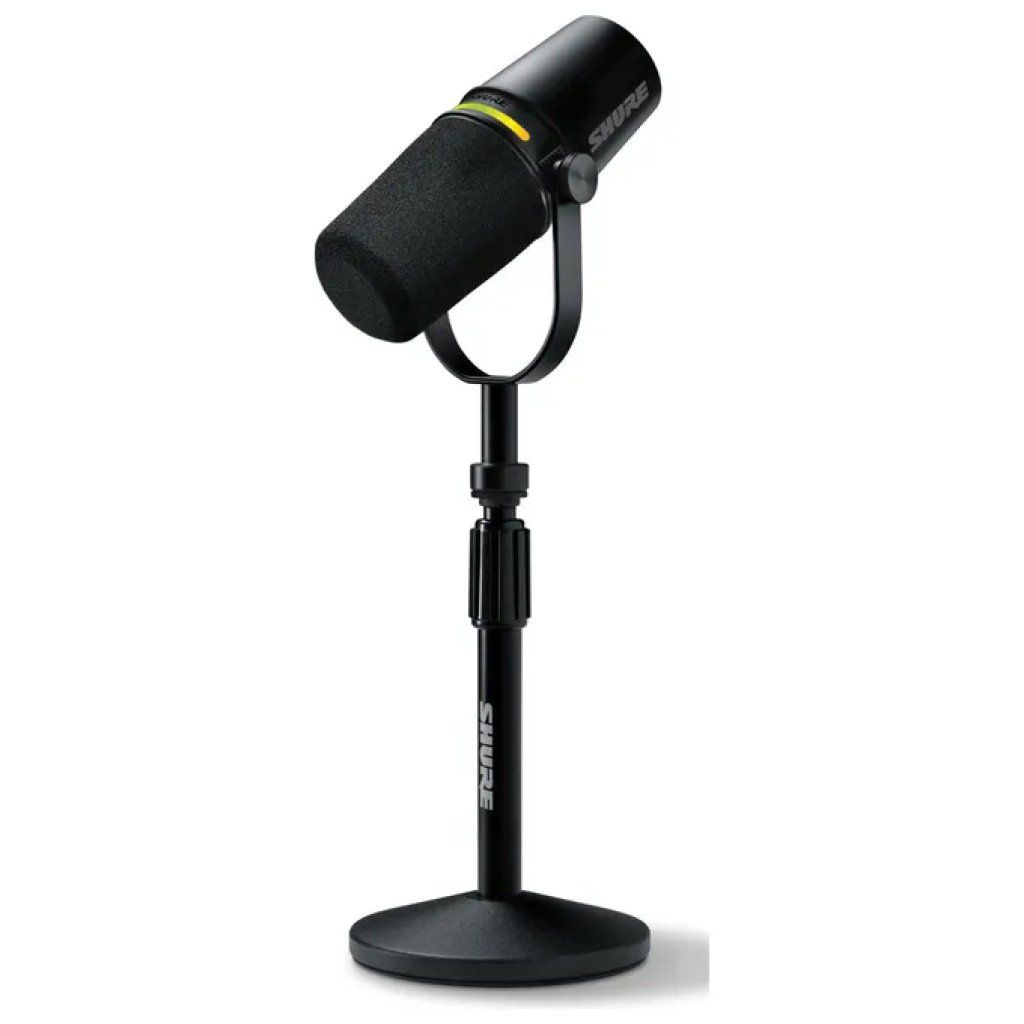 Shure MV7+ Podcast Bundle – Microfono USB-C/XLR Nero
