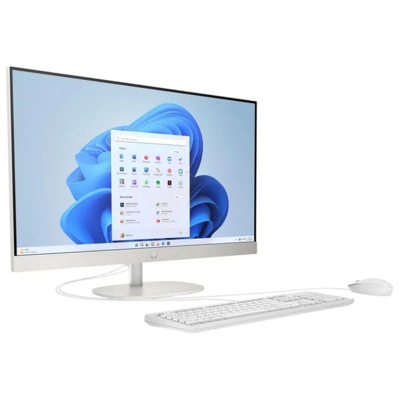 HP All-in-One 27-cr0094nl, Intel Core 5 120U, 8 GB RAM, SSD 512 GB, Nero