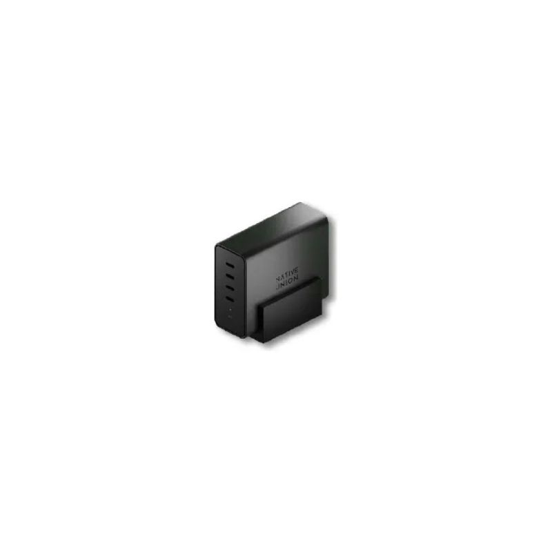 Native Union caricatore da scrivania GaN 140 W, 4 porte USB-C, nero