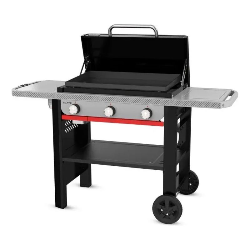 Weber Slate GP 71 cm – Plancha a gas premium con 3 bruciatori