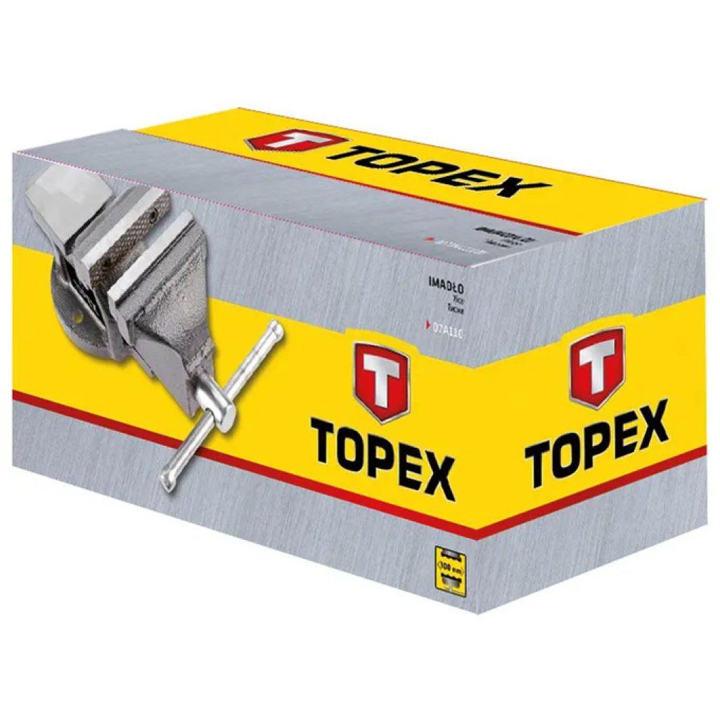 TOPEX 07A210 Morsa da Banco Girevole, Ganasce da 100 mm TOPEX 07A210 Morsa da Banco Girevole, Ganasce da 100 mm