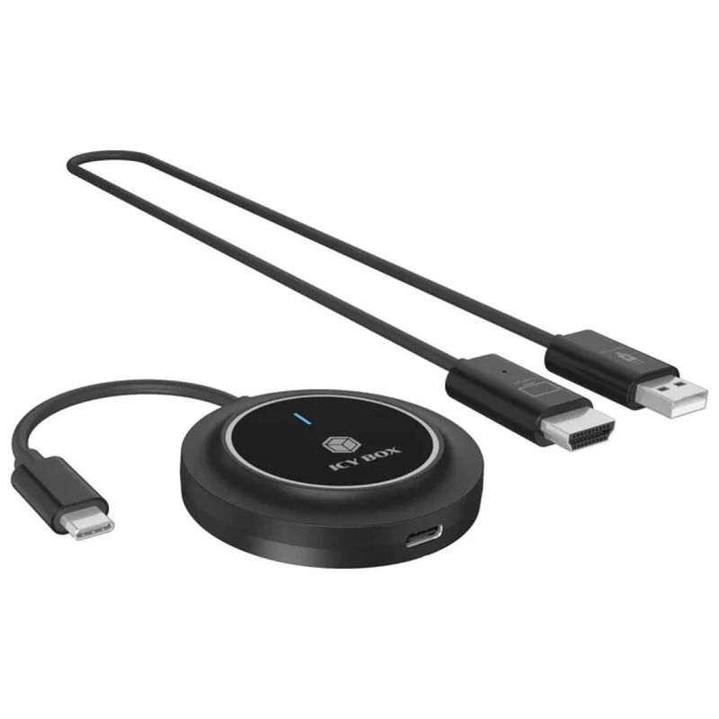 ICY BOX IB-WL101 Kit wireless USB-C a HDMI Full HD 1080p ICY BOX IB-WL101 Kit wireless USB-C a HDMI Full HD 1080p
