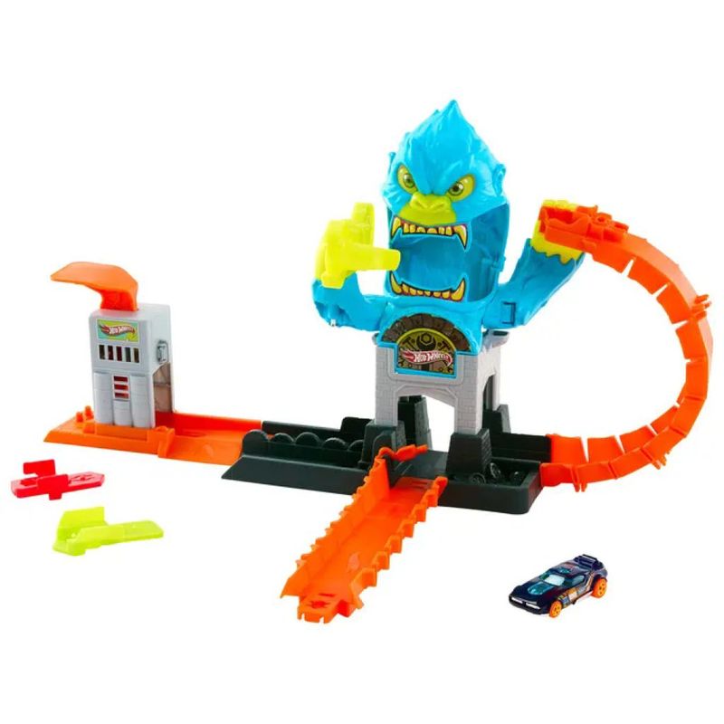 Hot Wheels City Nemesis Gorilla – Playset Auto Shop JHL92