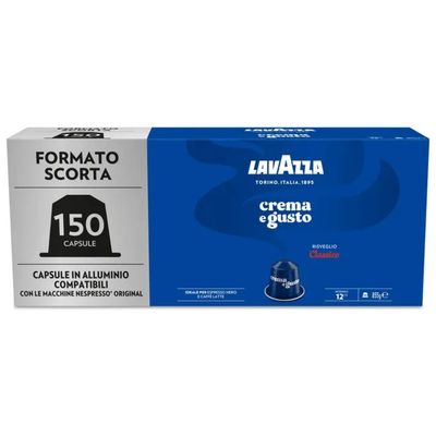 Lavazza Crema & Gusto Classico – 150 Capsule Compatibili Nespresso