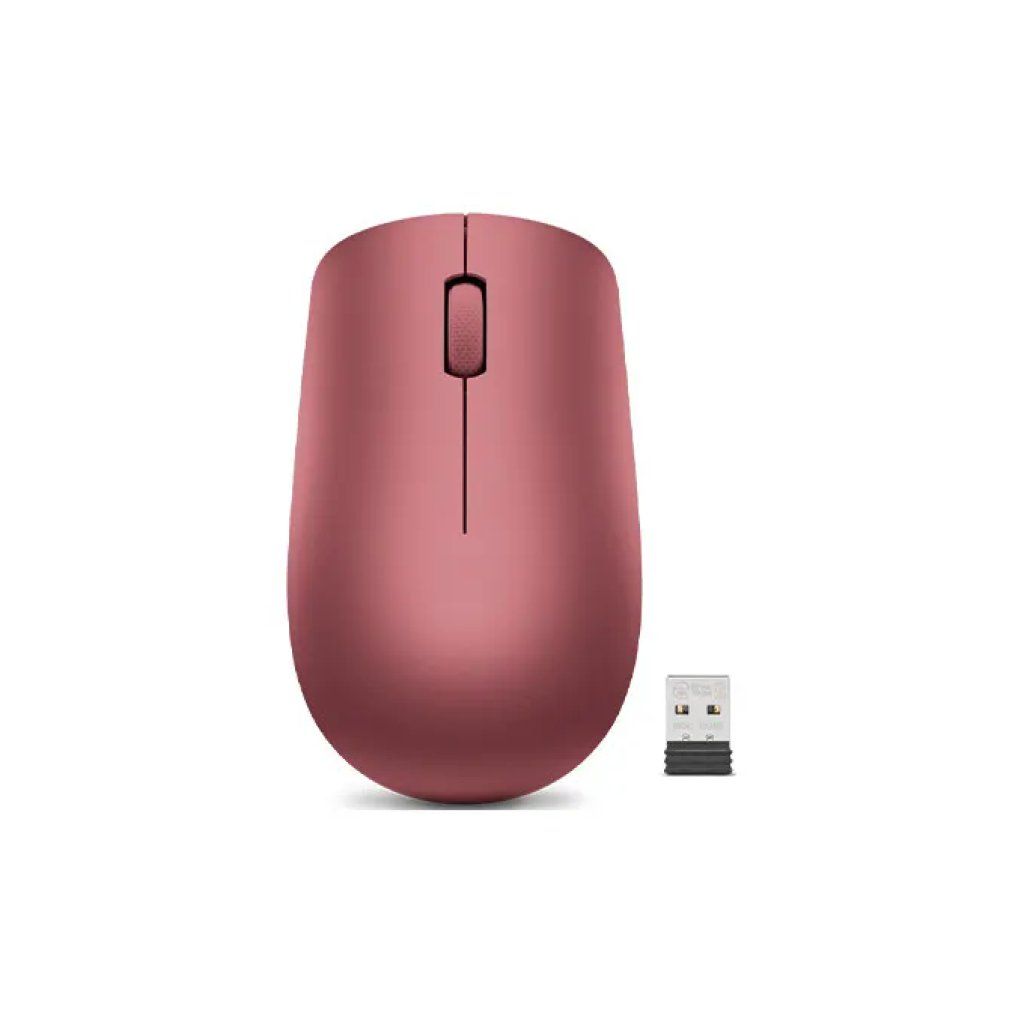 Lenovo 530 Mouse Wireless Ottico 1200 DPI Rosso