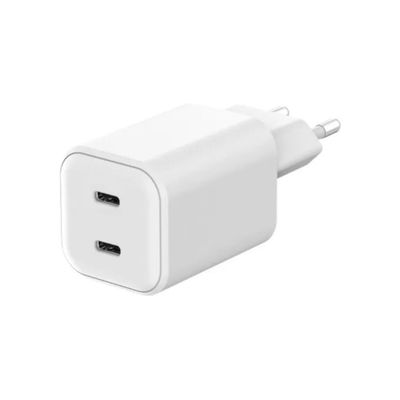 Tucano Caricatore GaN 65W con 2 porte USB-C, bianco