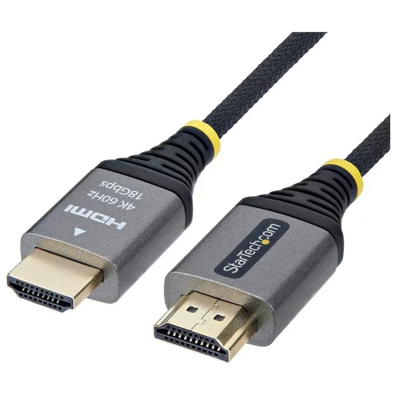 STARTECH Cavo HDMI StarTech Premium High Speed 4K 60Hz HDR10, 1 m, Nero STARTECH Cavo HDMI StarTech Premium High Speed 4K 60Hz HDR10, 1 m, Nero