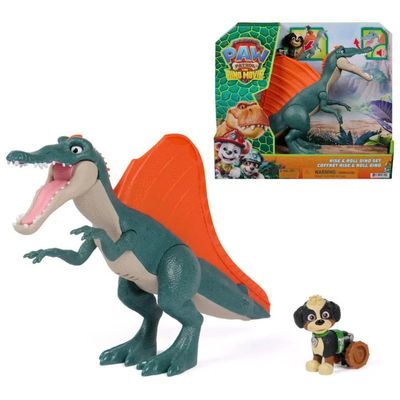 SPIN MASTER PAW Patrol Rise & Roll Dino – Spinosauro sonoro con Rex articolato