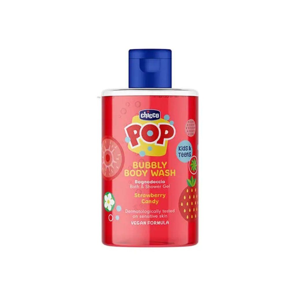 Chicco POP Scrub Corpo Fragola e Semi di Kiwi, 150 ml