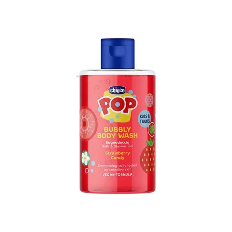 Chicco POP Scrub Corpo Fragola e Semi di Kiwi, 150 ml
