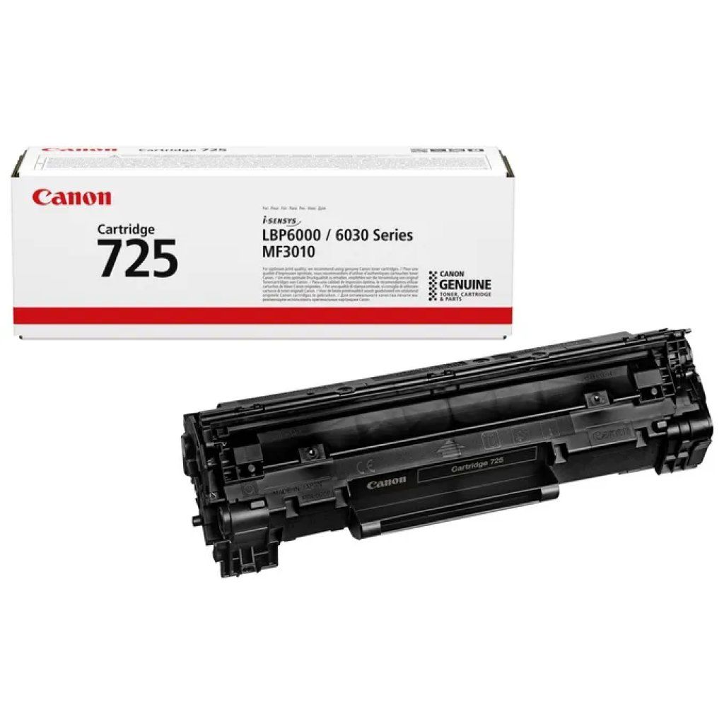 Canon 725 Cartuccia Toner Nero Originale – 1600 Pagine Canon 725 Cartuccia Toner Nero Originale – 1600 Pagine