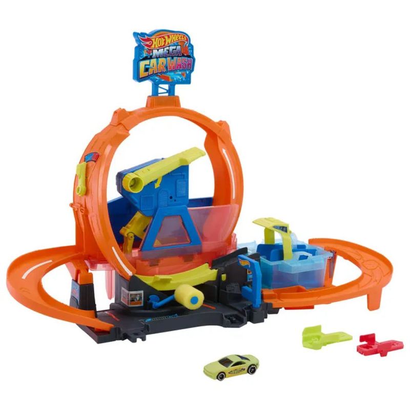 Hot Wheels Color Shifters Mega Looping e Stazione di Lavaggio JHL97 Hot Wheels Color Shifters Mega Looping e Stazione di Lavaggio JHL97
