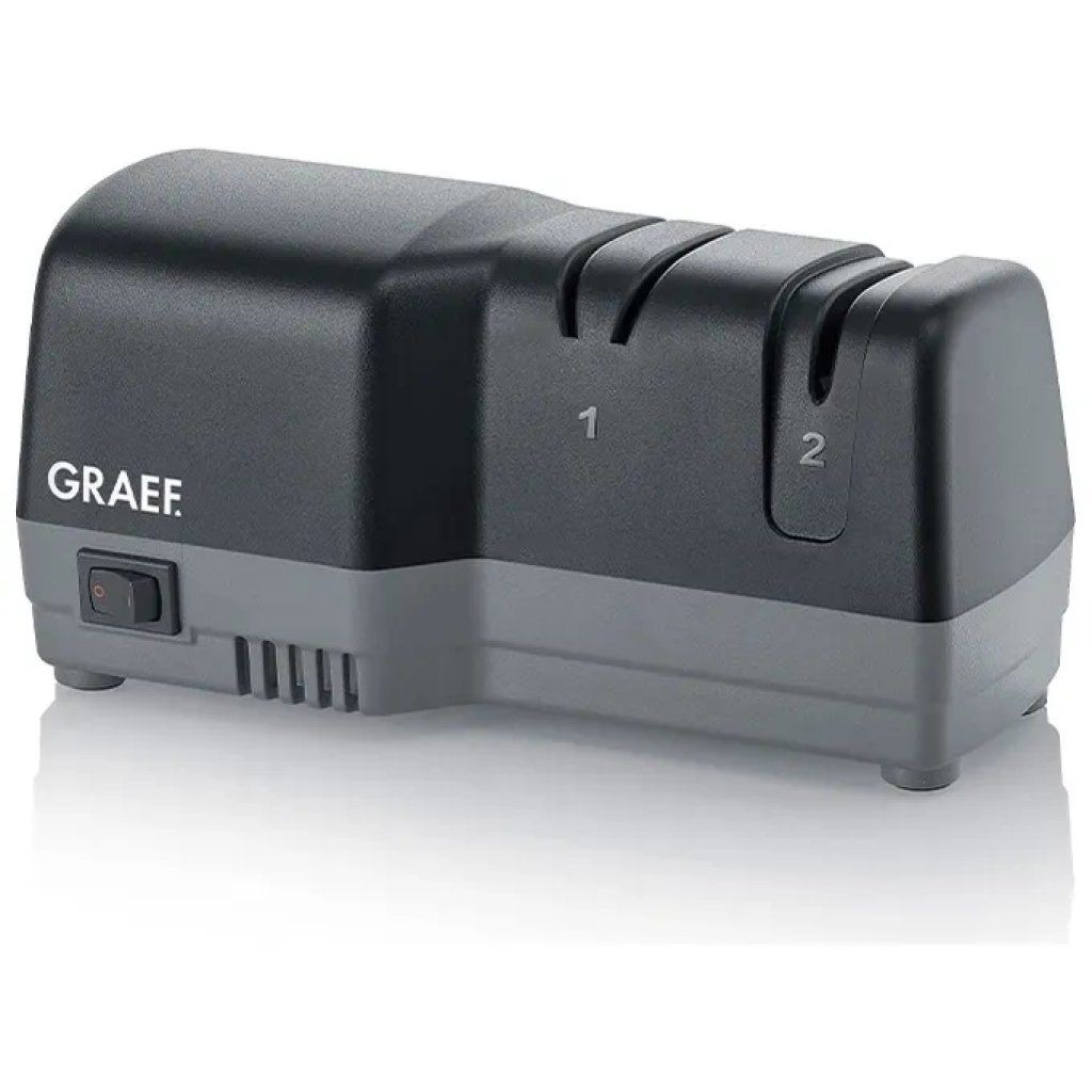 GRAEF CC82EU Affilacoltelli con Angolo di Affilatura a 20°, Nero