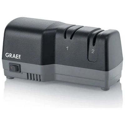 GRAEF CC82EU Affilacoltelli con Angolo di Affilatura a 20°, Nero