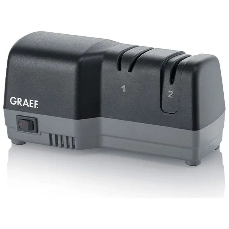 GRAEF CC82EU Affilacoltelli con Angolo di Affilatura a 20°, Nero