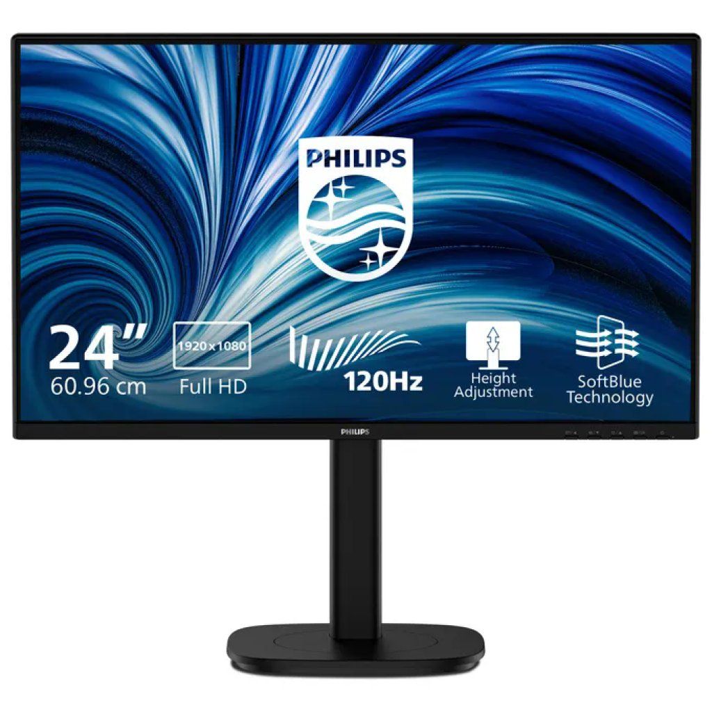 PHILIPS Monitor Philips Serie 3000 24B2N3200A/00, 23,8” Full HD IPS 120 Hz, regolabile in altezza, nero PHILIPS Monitor Philips Serie 3000 24B2N3200A/00, 23,8” Full HD IPS 120 Hz, regolabile in altezza, nero
