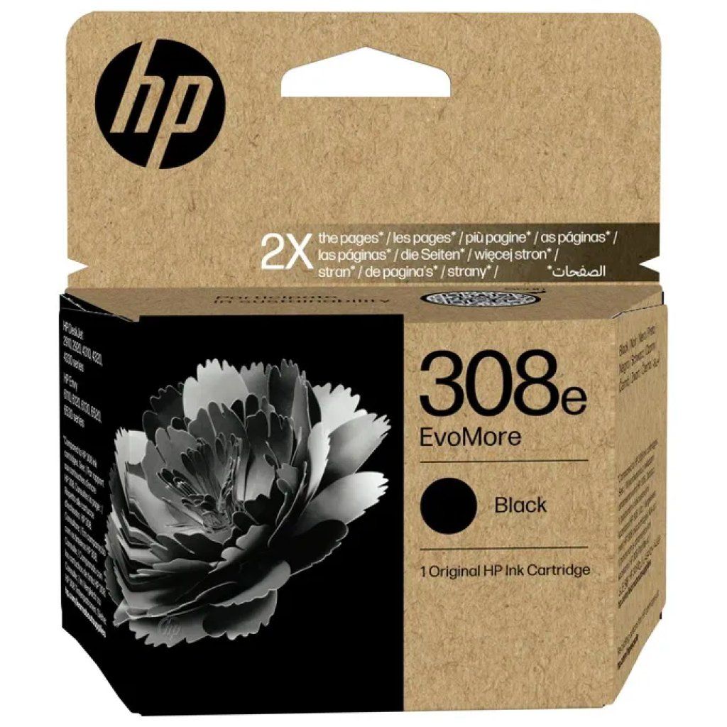 HP Cartuccia HP EvoMore 308e Originale Nero – 320 Pagine HP Cartuccia HP EvoMore 308e Originale Nero – 320 Pagine