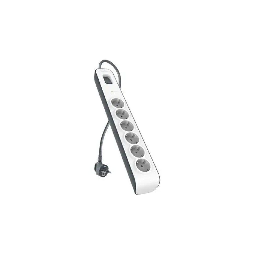 Belkin BSV603VF2M-V2 Ciabatta Multipresa 6 Prese con Protezione da Sovratensioni, Cavo 2 m