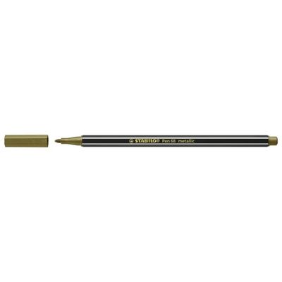 STABILO Pen 68 Metallic Oro – Pennarello metallizzato a punta media STABILO Pen 68 Metallic Oro – Pennarello metallizzato a punta media