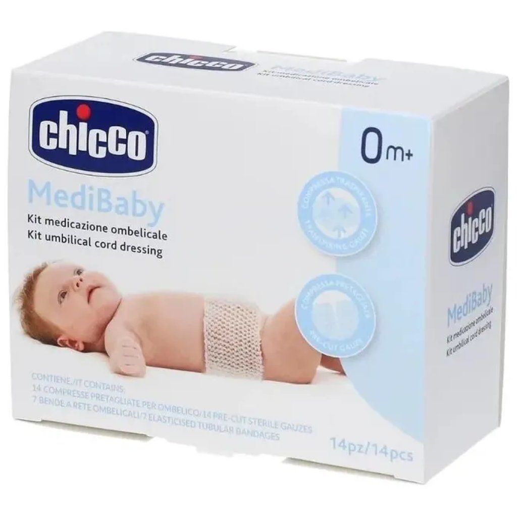 Chicco Medibaby Mini Kit per Medicazione Ombelicale