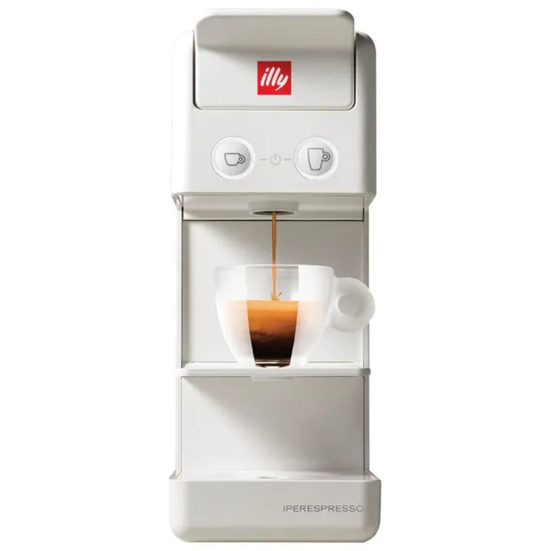 Illy Y3.3 Macchina da Caffè a Capsule Iperespresso, Bianca
