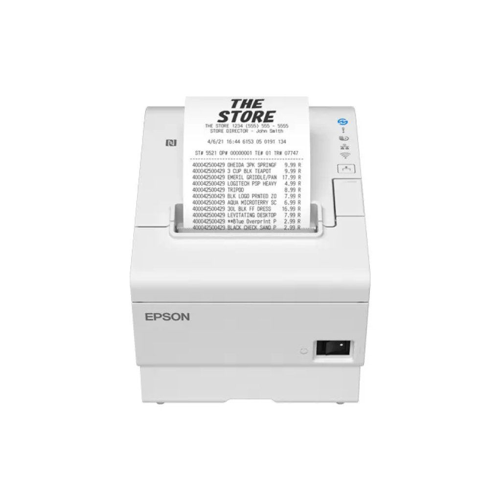 Epson TM-T88VII Stampante Termica POS USB Ethernet Seriale Bianca Epson TM-T88VII Stampante Termica POS USB Ethernet Seriale Bianca