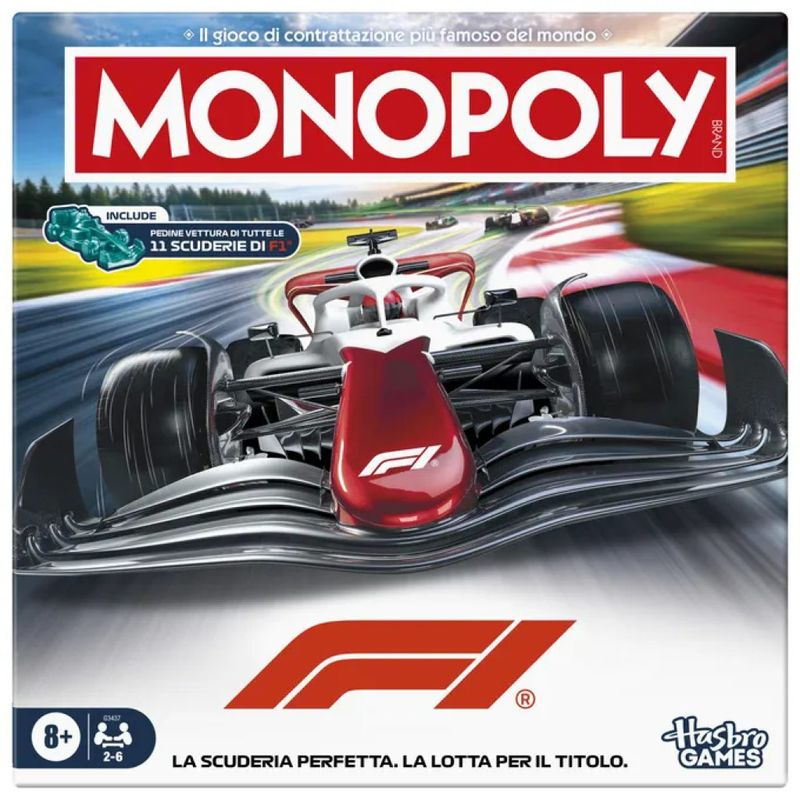 HASBRO Monopoly F1 Hasbro Gaming – Gioco da Tavolo Formula 1