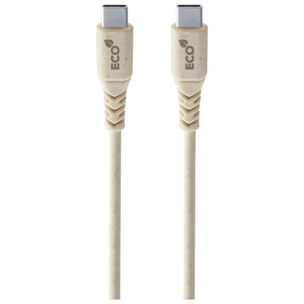Cellularline Become Cavo USB-C/USB-C 60 W, 1,2 m, Marrone