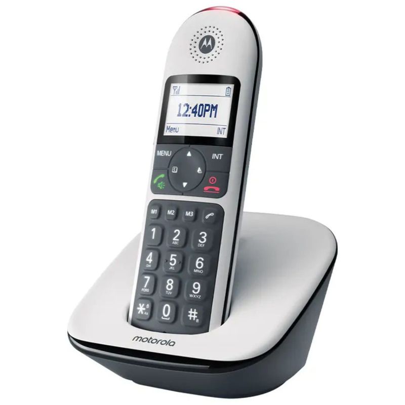 Motorola CD5001 Telefono Cordless DECT con Segreteria e Vivavoce, Grigio
