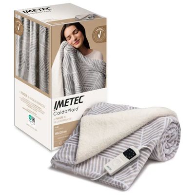 Imetec CaldoPlaid Adapto Plus Coperta Elettrica 150 W Grigia