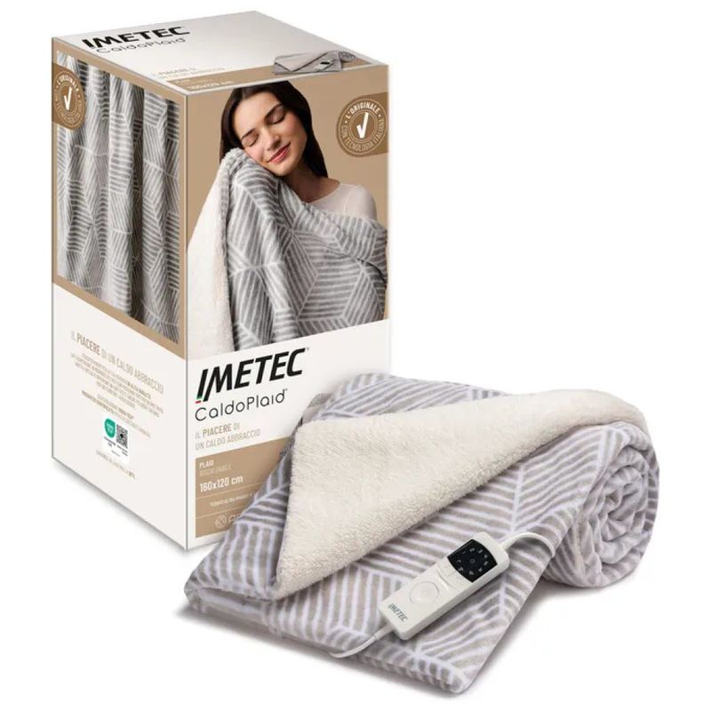 Imetec CaldoPlaid Adapto Plus Coperta Elettrica 150 W Grigia Imetec CaldoPlaid Adapto Plus Coperta Elettrica 150 W Grigia