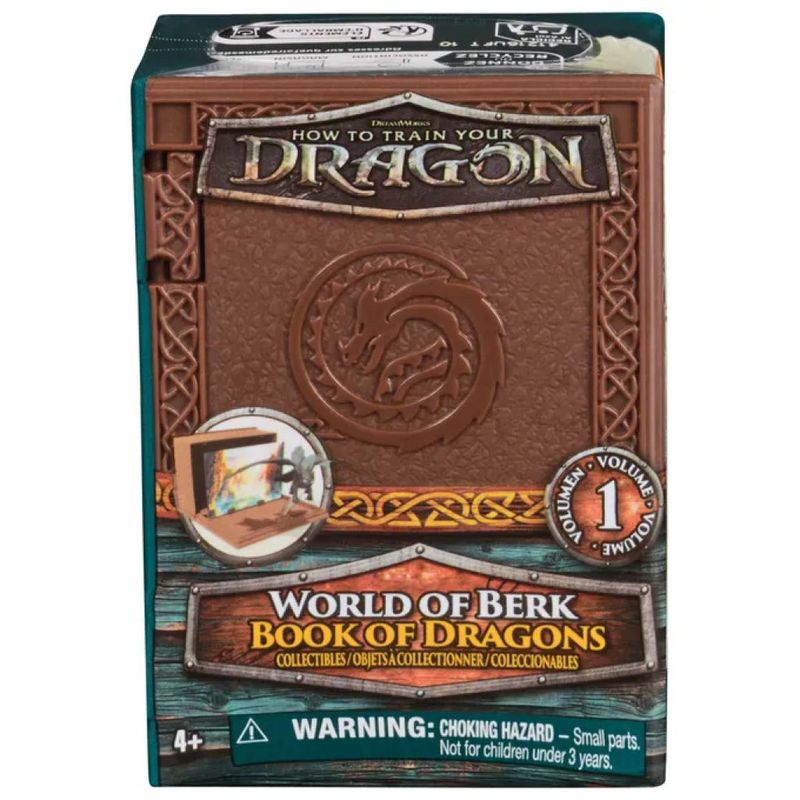 SPIN MASTER DreamWorks Dragons Universo di Berk – Libro dei Draghi con Drago da Collezione