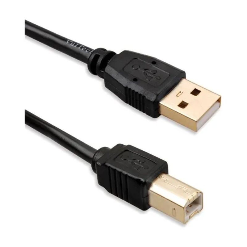 Vultech US21302 – Cavo USB 2.0 A-B per Stampante, 1,8 m