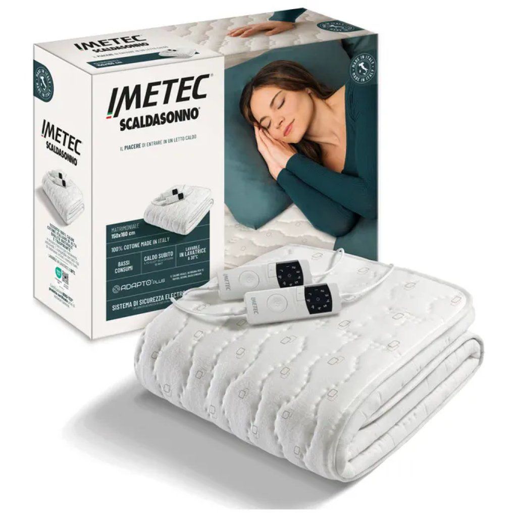 Imetec Adapto Plus Scaldasonno Matrimoniale 160 × 150 cm Imetec Adapto Plus Scaldasonno Matrimoniale 160 × 150 cm