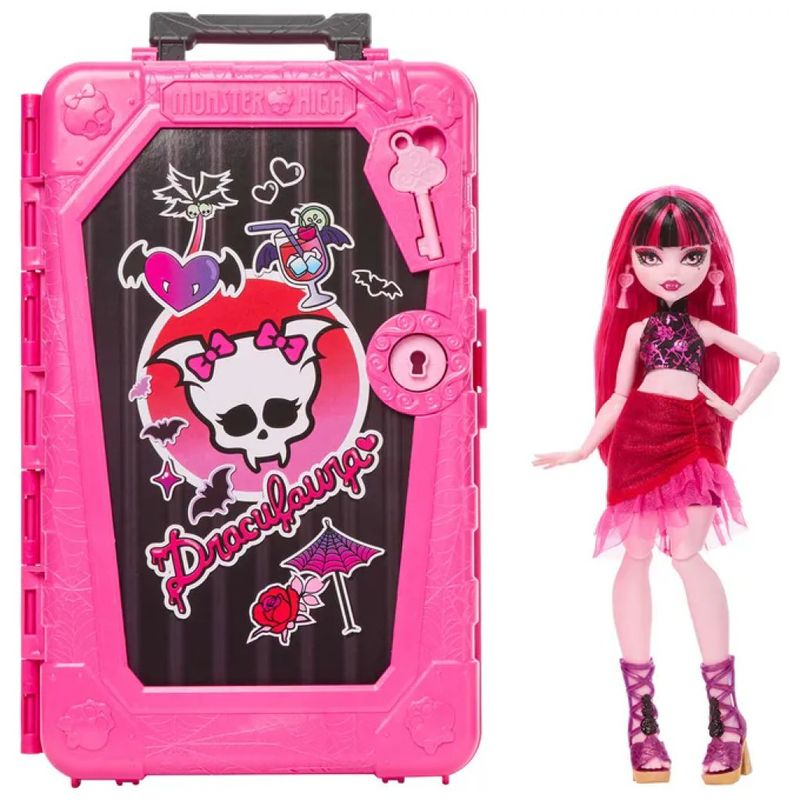 MATTEL Monster High JDR50 – Bambola fashion con abito rimovibile, 32 cm