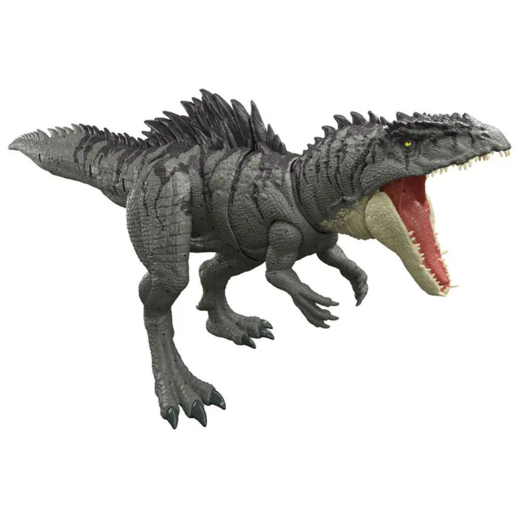 Mattel Jurassic World Giganotosauro con Fauci Colossali, 71 cm
