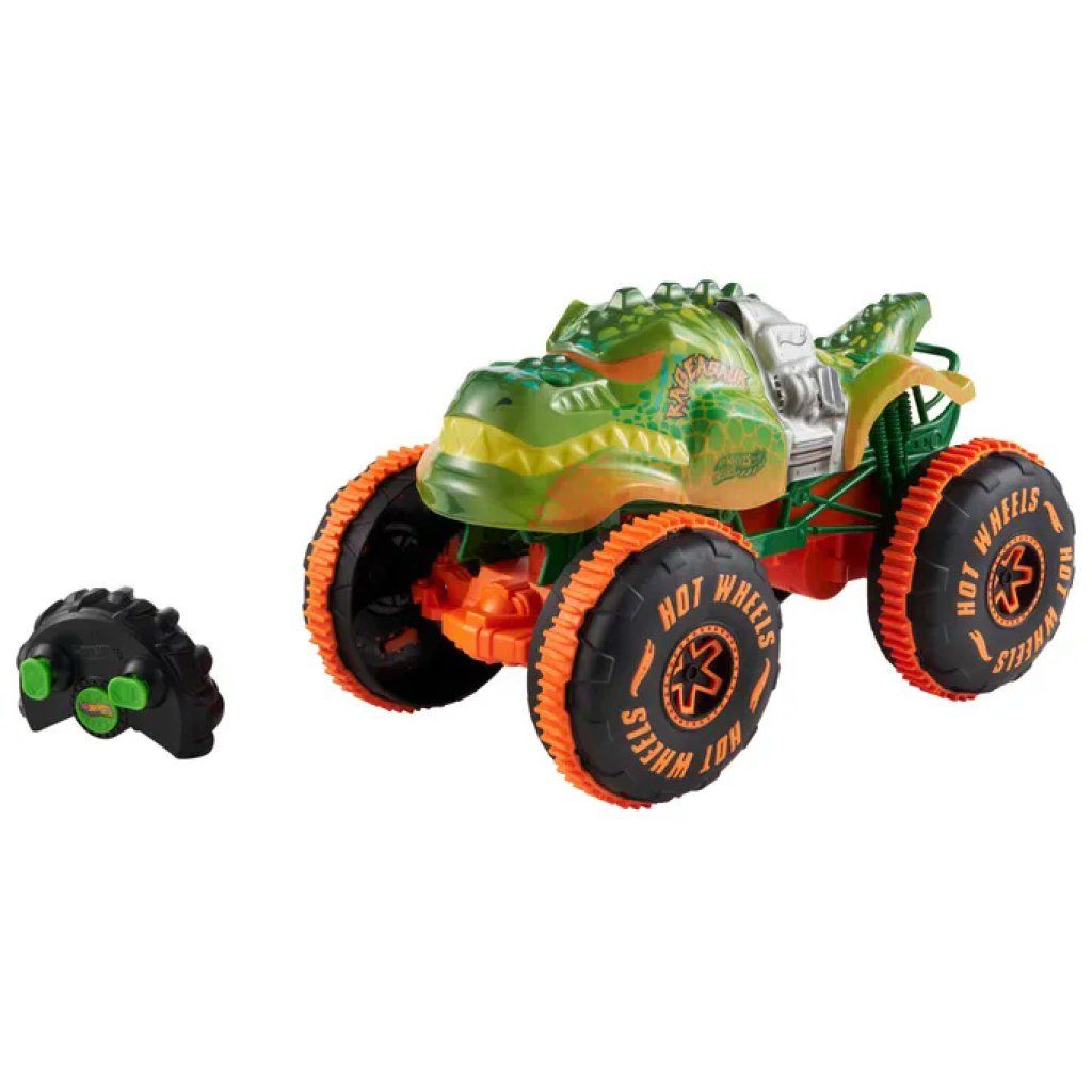 Hot Wheels Monster Trucks Rageasaur RC 1:15 Rosso