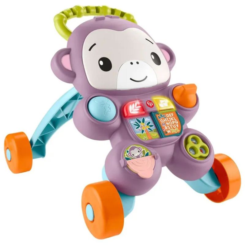 FISHER PRICE Fisher-Price Scimmietta Viola Primi Passi con Luci e Musica